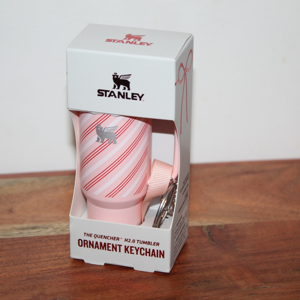 Stanley Pink Ornament Keychain Tumbler